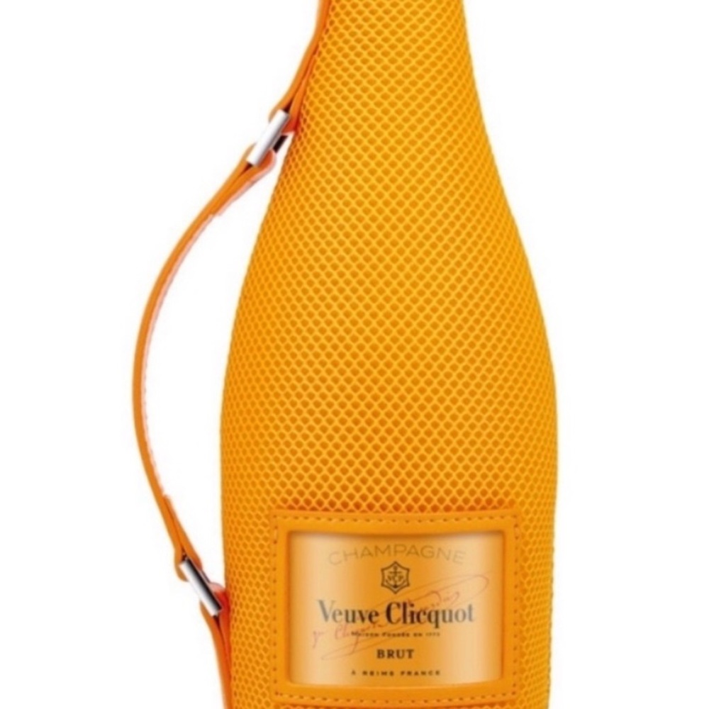 Veuve Clicquot Champagne sleeve with Orange Sleeve carrier